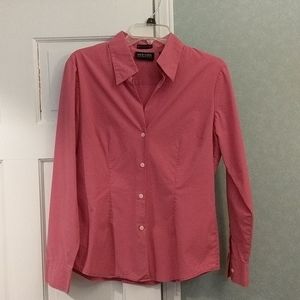 Women's NY&Co pink/raspberry stretch blouse size M